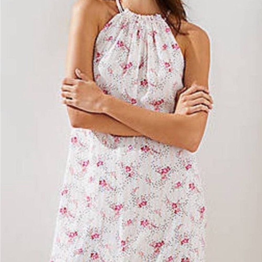 LOFT Floral Halter Dress
